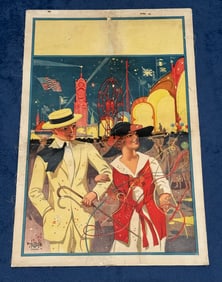 ANTIQUE LITHOGRAPH BY DONALDSON LITHO CO