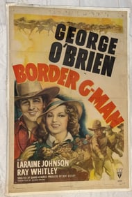 ORIGINAL BORDER G-MAN (RKO, 1938). ONE SHEET (27 X 41 in )
