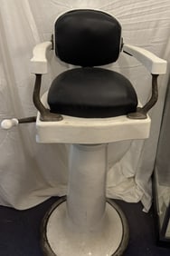 PORCELAIN CHILD’S BARBER CHAIR
