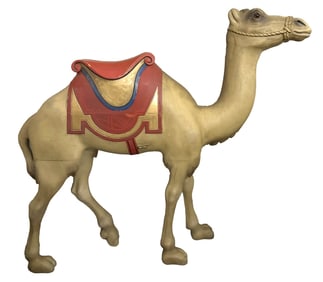 WOODEN DENTZEL CO CAROUSEL CAMEL