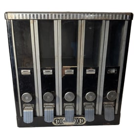VARIETY MFG CO 5 COLUMN 1 CENT VENDING MACHINE