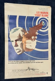 POINT BLANK (MGM, 1967) ONE SHEET MOVIE POSTER (27" X 41")