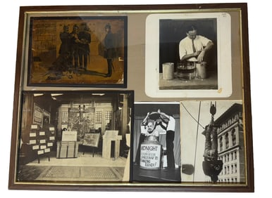 5 HOUDINI AND HOUDINI RELATED FRAMED PHOTOS
