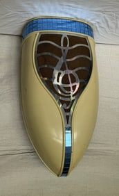 LARGE BLUE SEEBURG TEARDROP SPEAKER