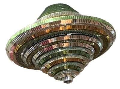 PACKARD PLA-MOR 1000 REMOTE JUKEBOX MIRRORED SPEAKER (1 of 1)