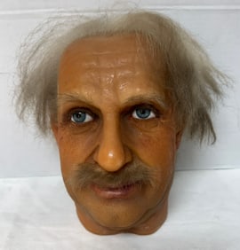 WAX MOLD OF ALBERT EINSTEIN’S HEAD CREATED BY KATHERINE STUBERGH