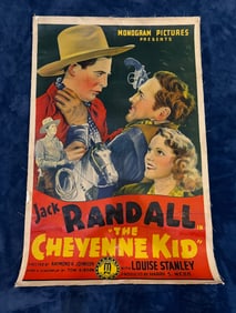ORIGINAL THE CHEYENNE KID (MONOGRAM, 1940).ONE SHEET MOVIE POSTER