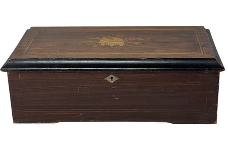 GORGEOUS SWISS CYLINDER MUSIC BOX