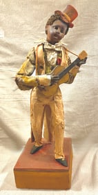 Léopold Lambert “Joueur de Guitare Ménestrel”. Minstrel Guitar Player ca.1880.