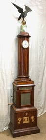 FABULOUS CLOCK MADE BY GEBRUDER WILDE CLOCKMAKERS IN VILLIGEN SCHWENNINGEN, GERMANY IN 1883 COLUMN