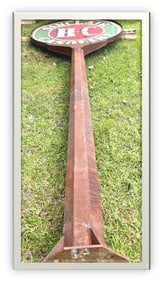 SINCLAIR GAS SIGN AND POLE