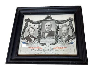 FRAMED OUR MARTYRED PRESIDENTS