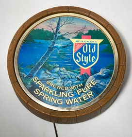 HEILEMAN’S OLD STYLE LIGHT UP ADVERTISEMENT