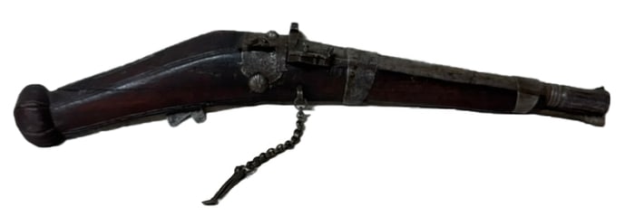 ANTIQUE MATCHLOCK (1410-1625) INDIAN. 10mm. 17th CENTURY