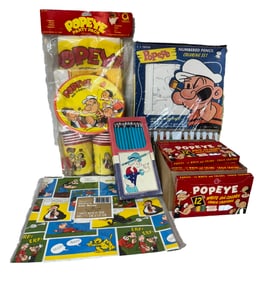 NEW OLD STOCK GROUP LOT OF POPEYE MERCHANDISE