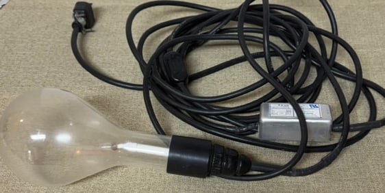 DISAPPEARING FILAMENT LIGHT BULB