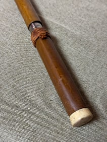 DUAL WOODEN  WALKING CANE /UMBRELLA