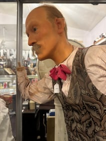 WAX FIGURE SCULPTED  BY KATHERINE STUBERGH