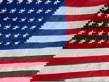 RARE 48 STAR AMERICAN FLAG  3FT X 5FT MADE BY PREMIER