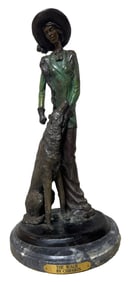 THE WALK BY CHIPARUS ART DECO STYLE SCULPUTRE