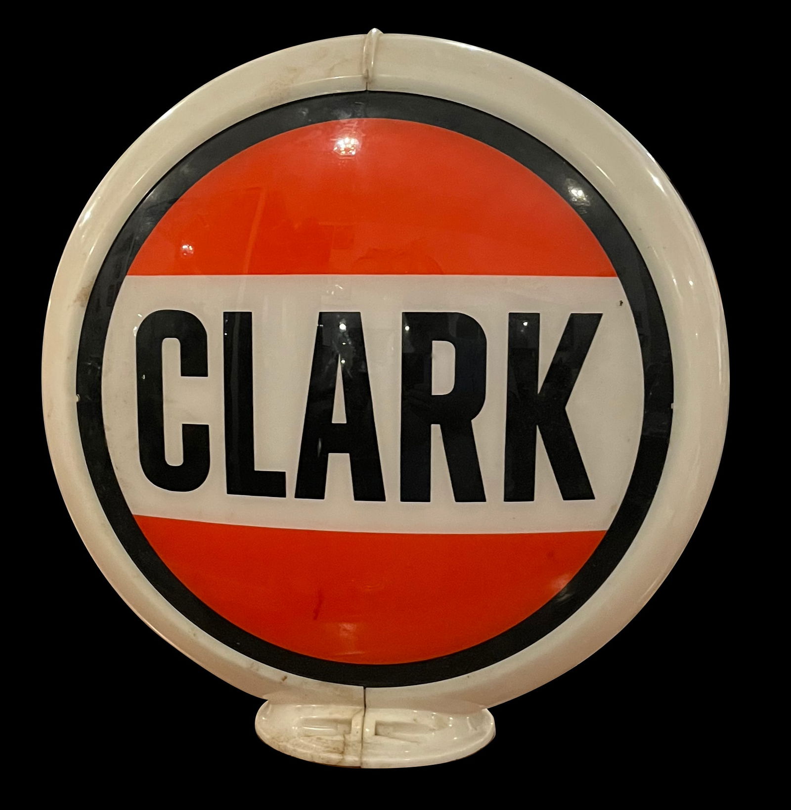 ORIGINAL CLARK GLOBE GLASS GLOBE WITH PLASTIC BODY (1 of 1)