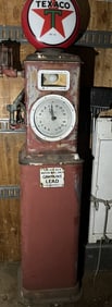 BENNETT CLOCK FACE GAS PUMP