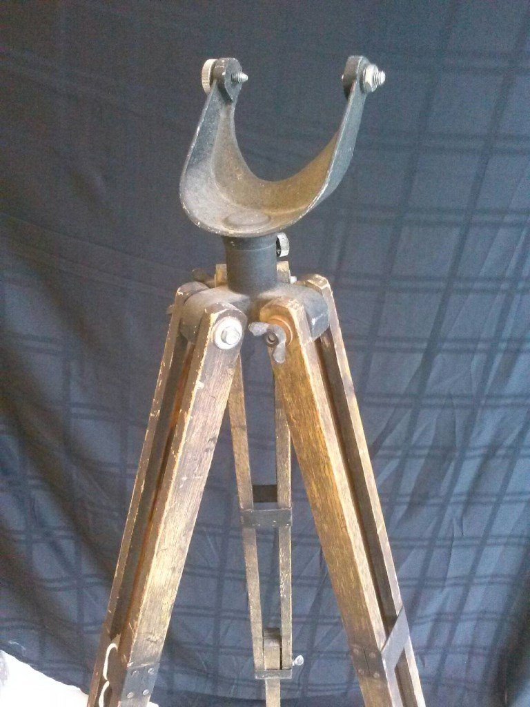 Survey Tripod. Antique Survey/Telescope tripod great: Survey Tripod. Antique Survey/Telescope tripod great for home décor or turn it in to a light