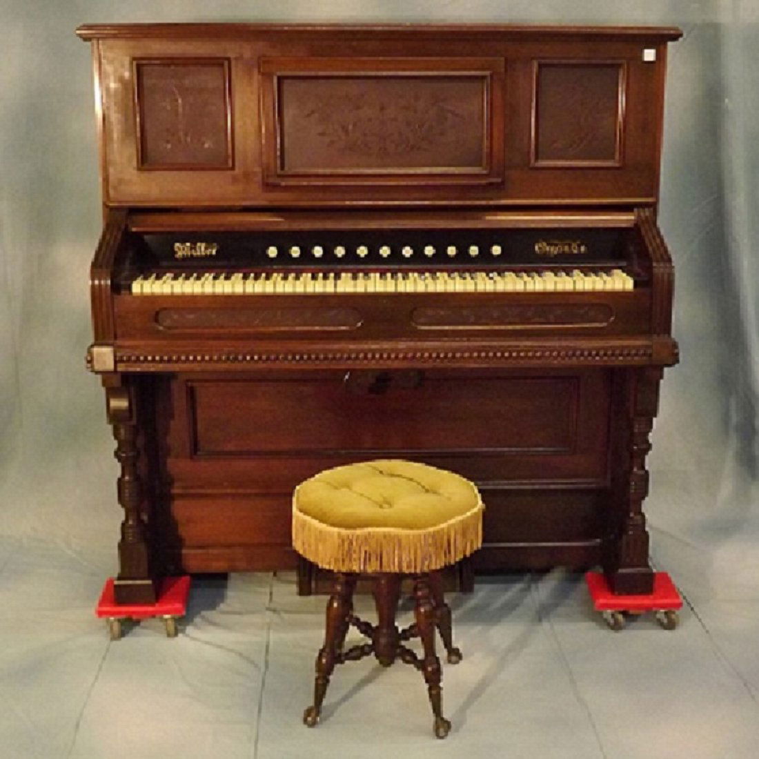 Antique Pump Organ by Miller Organ Co., Lebanon PA,