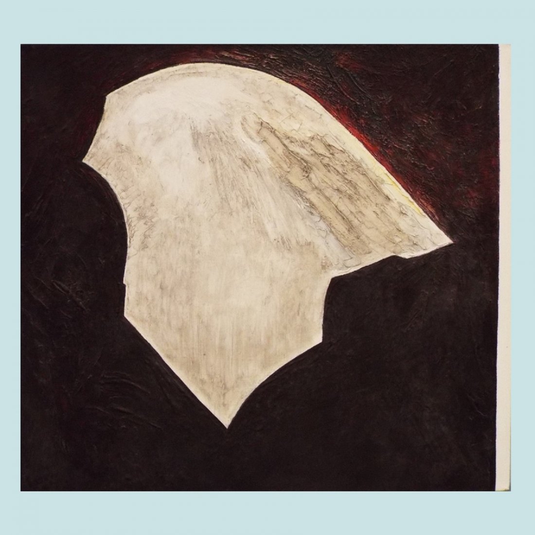 Late 20th Century Abstract Oil on Canvas "Glacier" by: Late 20th Century Abstract Oil on Canvas "Glacier" by Judith Murray; USA 26.5" x 28"