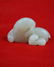 A Qing Dynasty white jade carving of a two lambs - 2