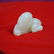 A Qing Dynasty white jade carving of a two lambs - 5