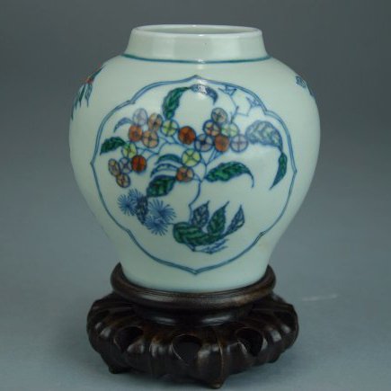 A Ming dynasty Chenghua Doucai Jar (1 of 8)