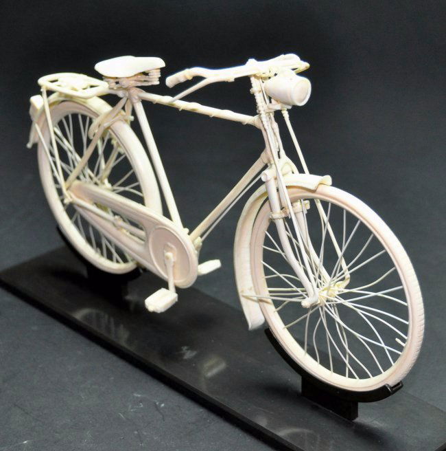 A bicycle carving 1950s (1 of 6)