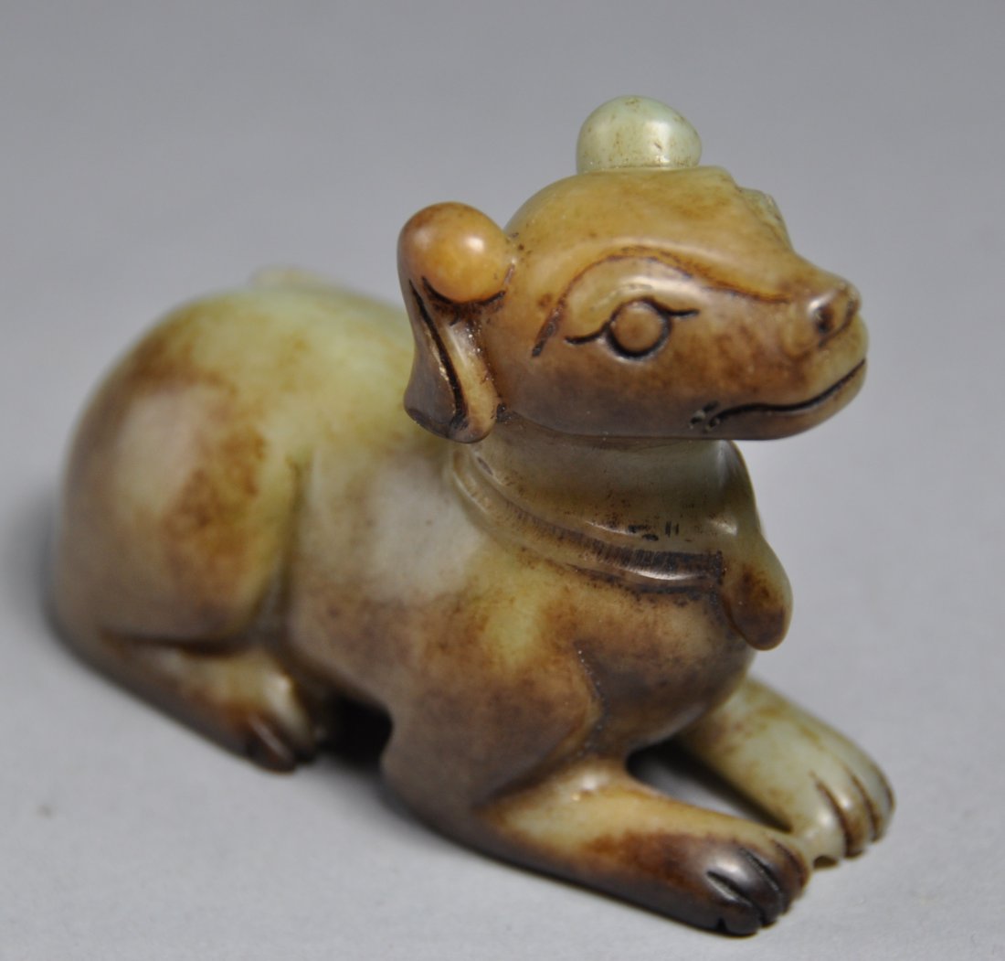 A Han dynasty Hetian Puppy (1 of 8)