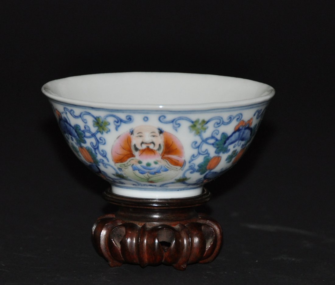 A Qianlong Dynasty Doucai bowl (1 of 4)