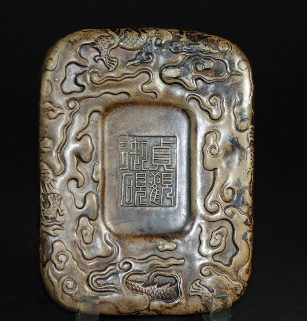 A rare Tang Dynasty cheng mud ink-stone (1 of 6)