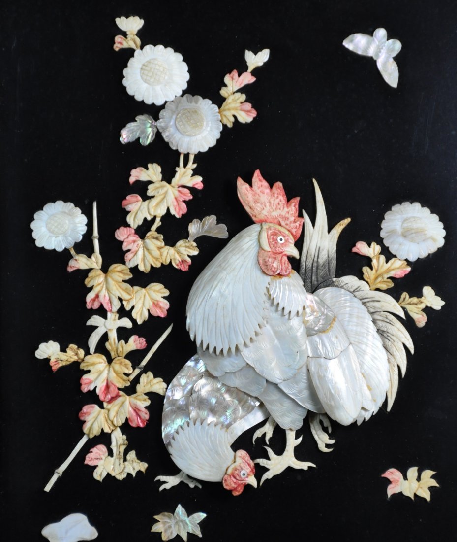 A 19th Century Mother of Pearl Panel (1 of 5)
