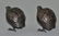 A pair of Japanese Meiji period bronze bird incense