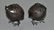 A pair of Japanese Meiji period bronze bird incense - 5