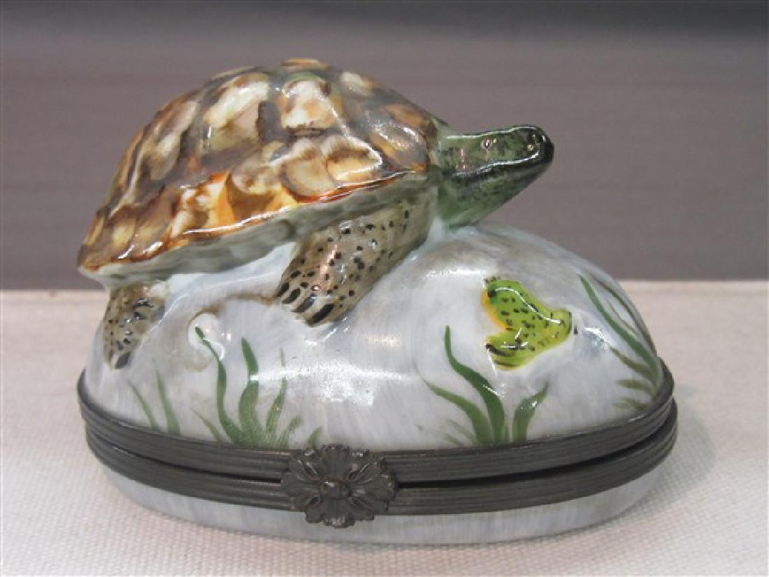 Rochard Limoges Porcelain Turtle Box (1 of 4)