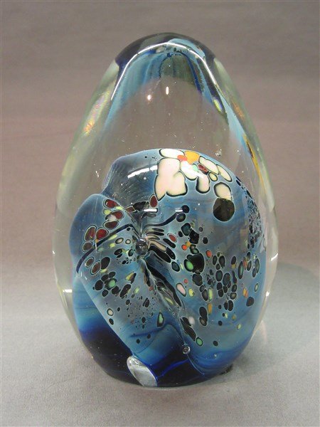 Rollin Karg Studio Art Glass Paperweight (1 of 3)