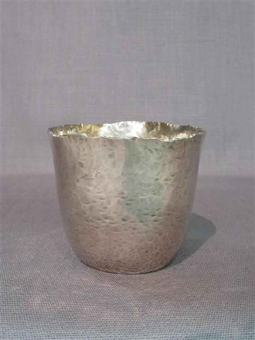 Handwrought Sterling Silver Cup (1 of 3)