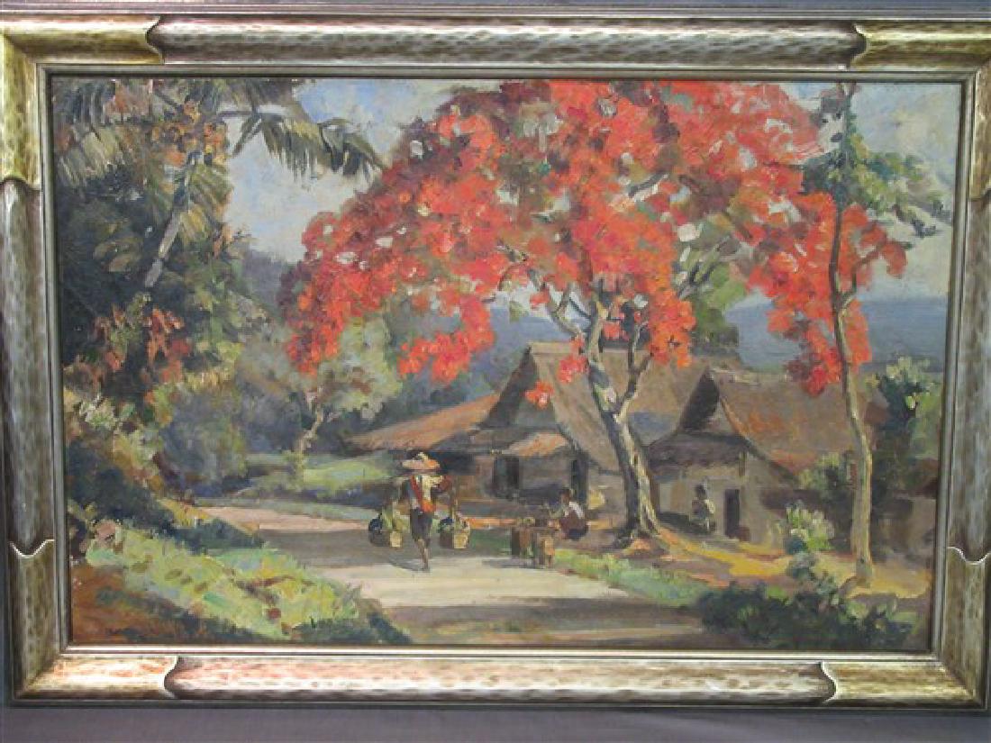 Ernest Dezentje (Indonesia, 1885-1972) Landscape (1 of 3)