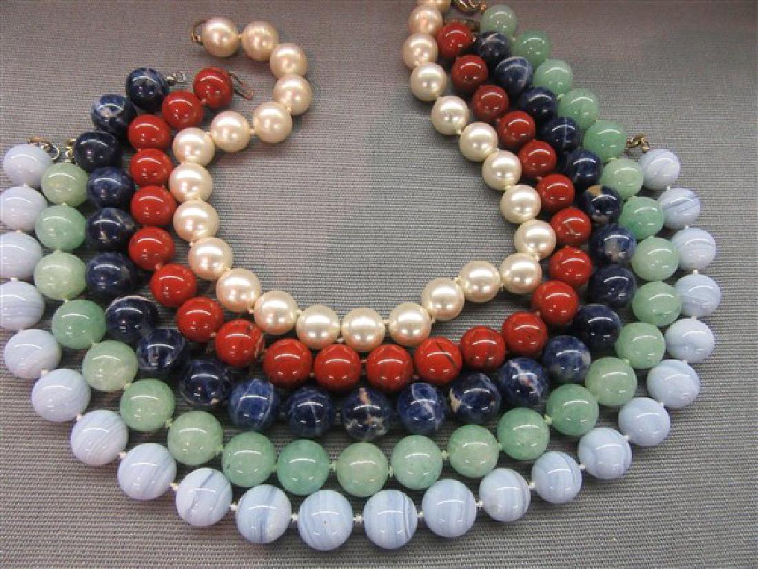 Five (5) Estate Necklaces Group (1 of 3)