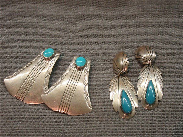 Indian Silver Clip Earrings (1 of 2)