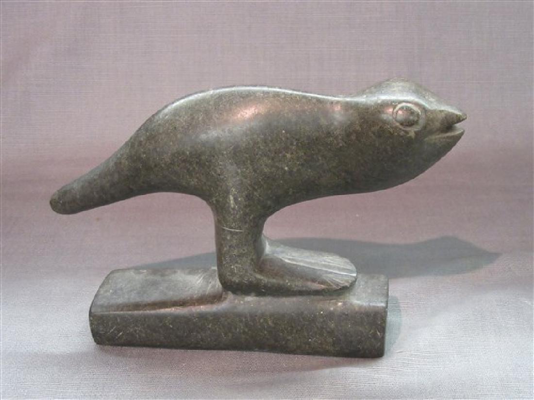 Zimbabwean Shona Art Sculpture "Footed Creature" (1 of 3)