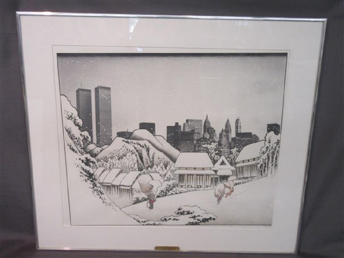 Michael J. Knigin (American, b.1942) "53 Stations of (1 of 3)