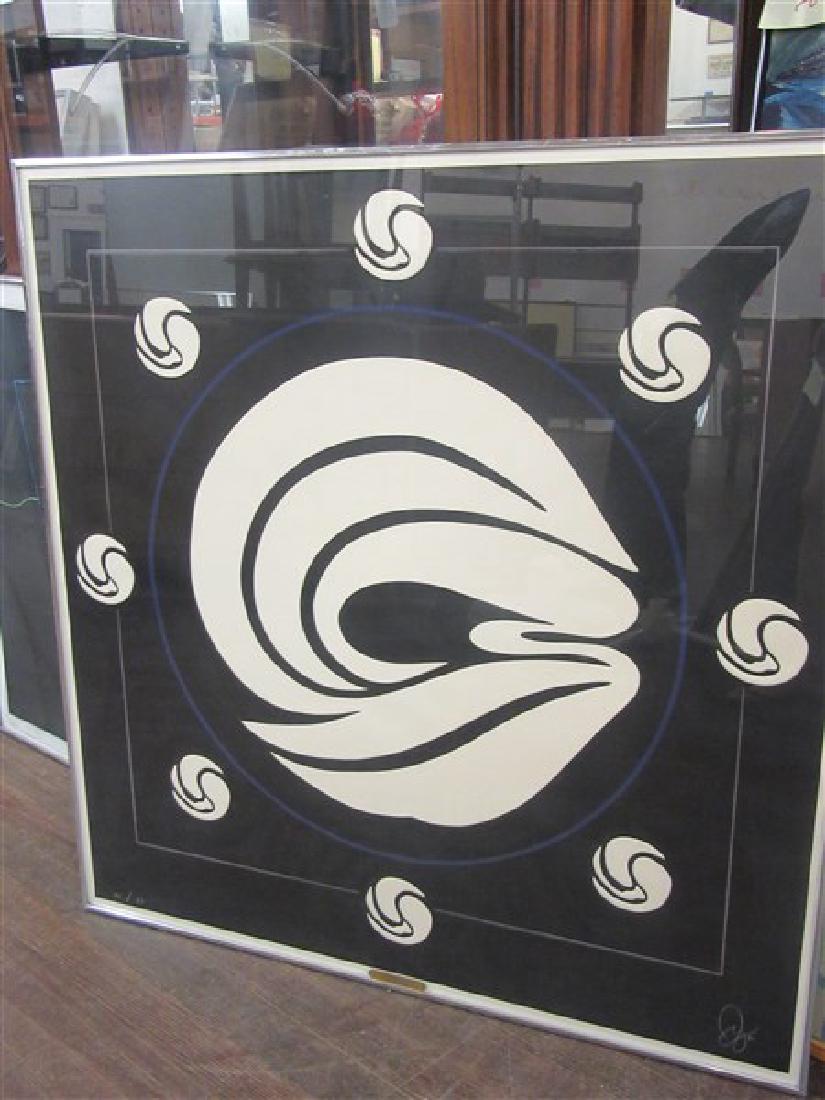 Jack Youngerman (American, b. 1926) "Mandala-Black" (1 of 3)