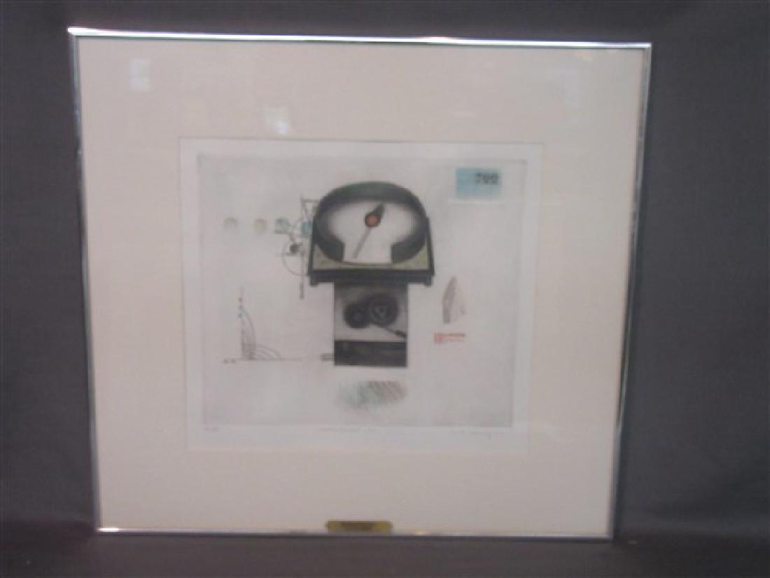 Kyu Baik Hwang (Korean, b. 1932) "Weather Forecast" (1 of 6)