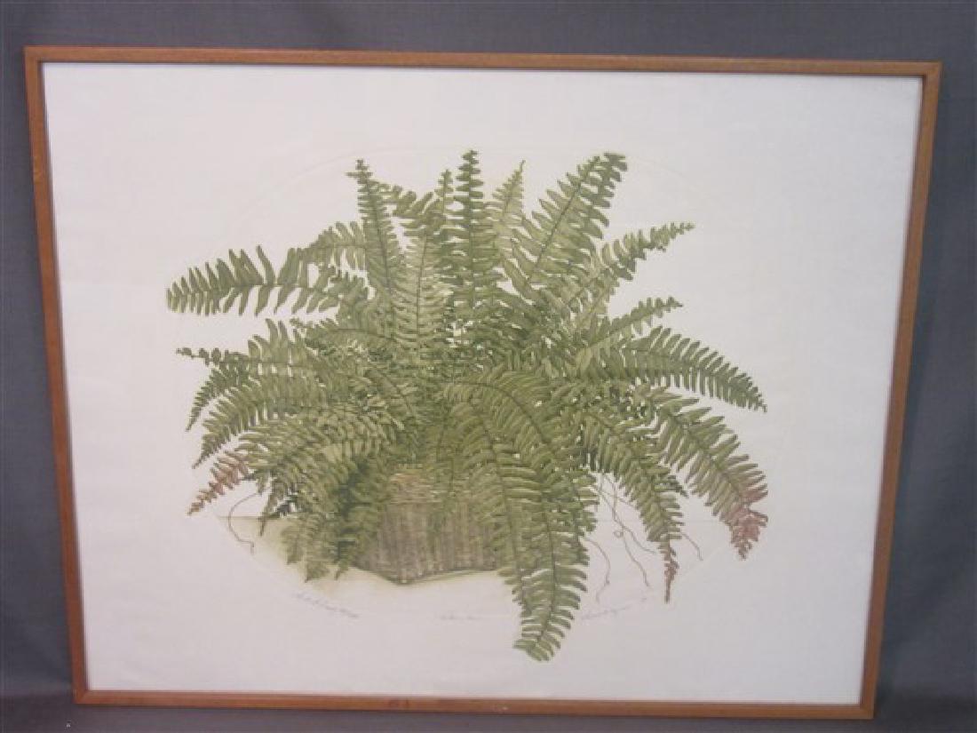 Arnold Iger (American, b.1949) "Boston Fern" (1 of 3)